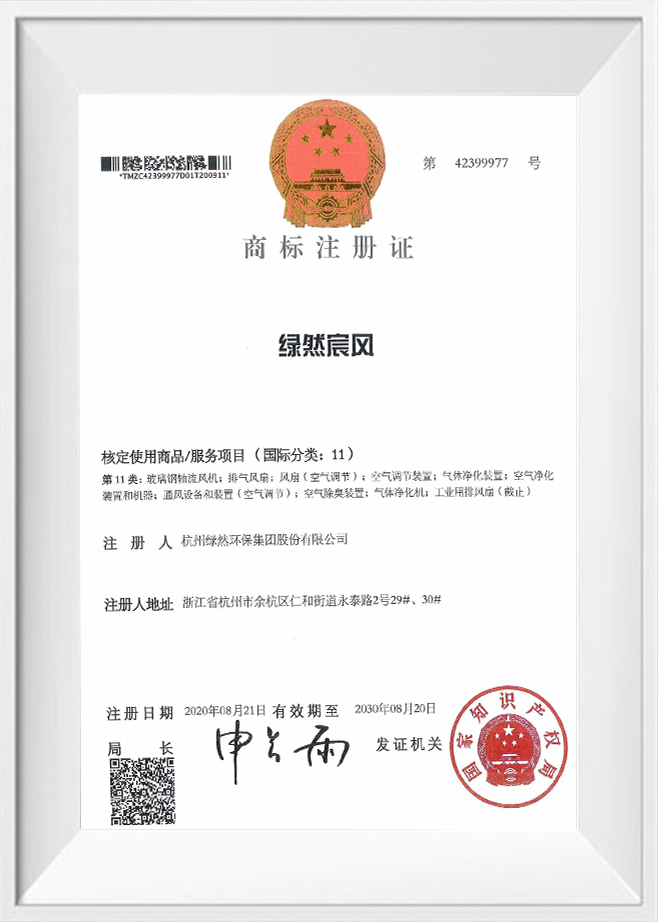 ট্রেডমার্ক নিবন্ধন শংসাপত্র