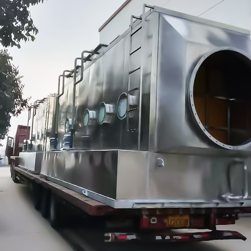 304 স্টেইনলেস স্টীল অনুভূমিক স্ক্রাবার টাওয়ার